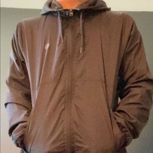 Black Volcom Windbreaker